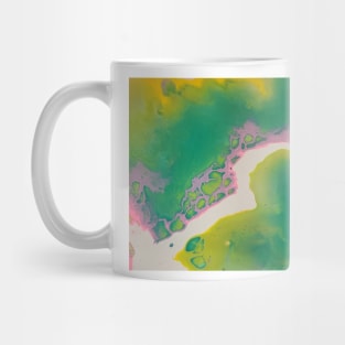 New bright green cell pour Mug